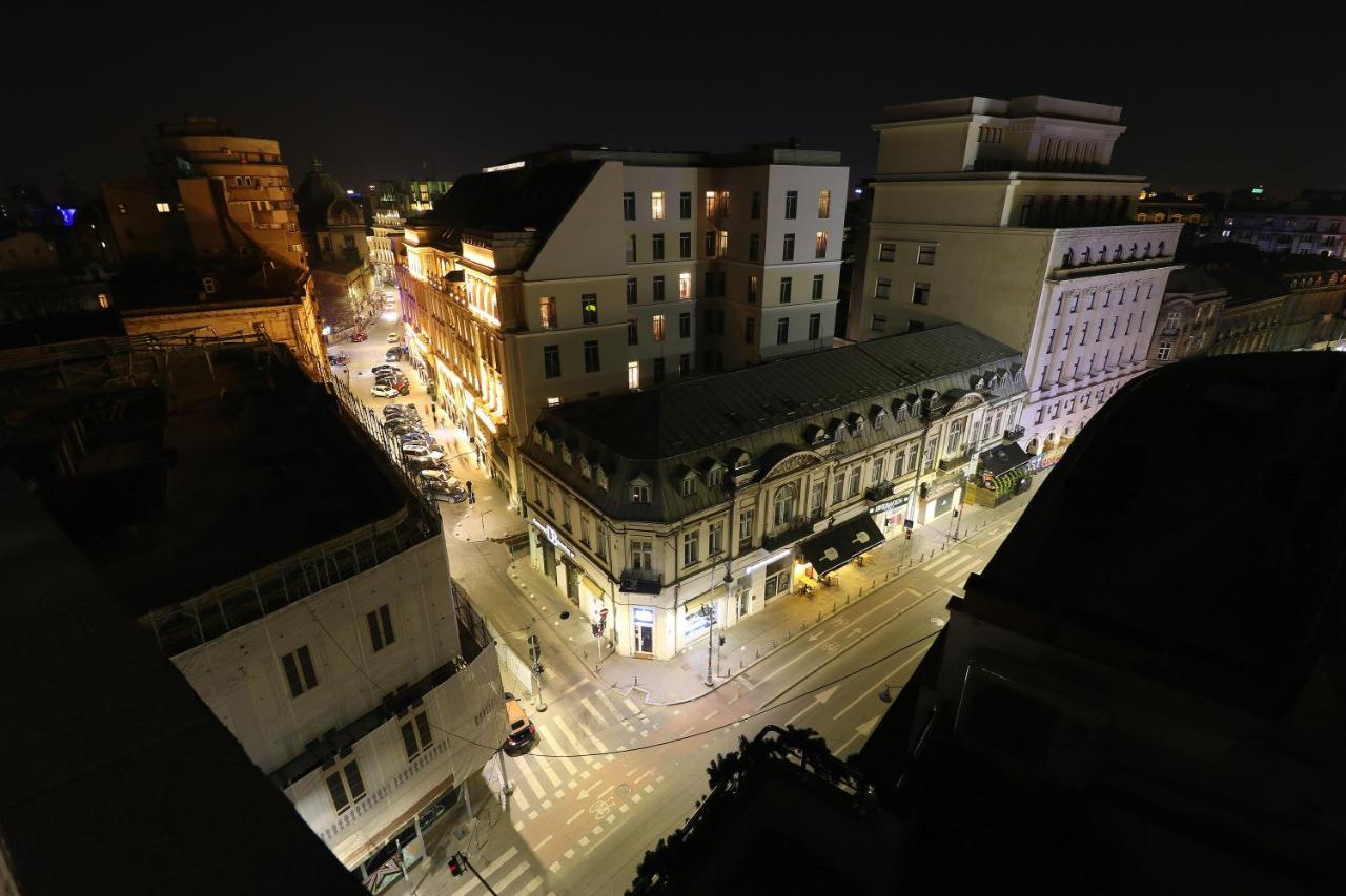 Deluxe Studio Old Center Panoramic View Terrace Appartement Boekarest Buitenkant foto