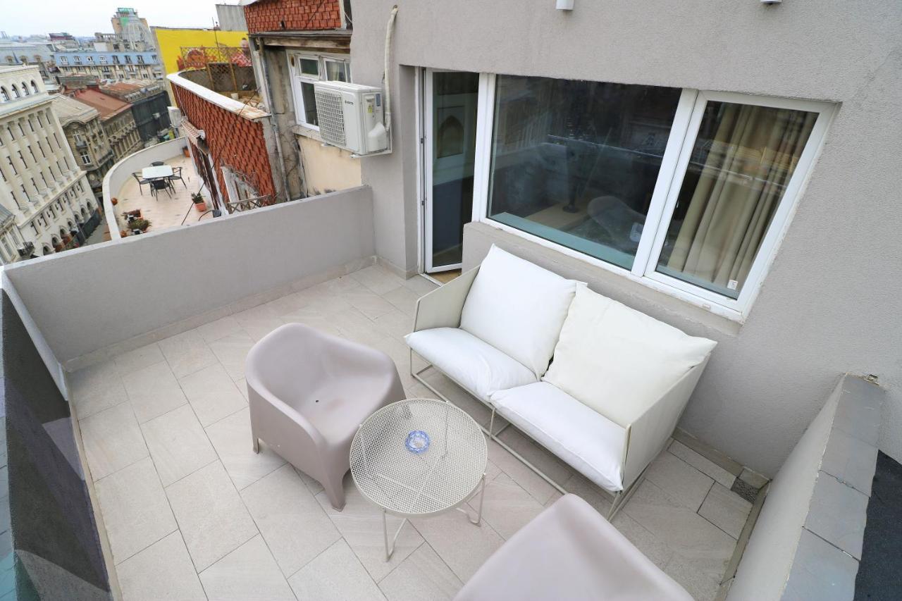 Deluxe Studio Old Center Panoramic View Terrace Appartement Boekarest Buitenkant foto