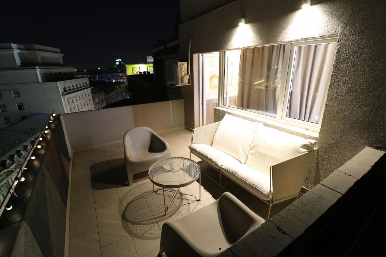 Deluxe Studio Old Center Panoramic View Terrace Appartement Boekarest Buitenkant foto