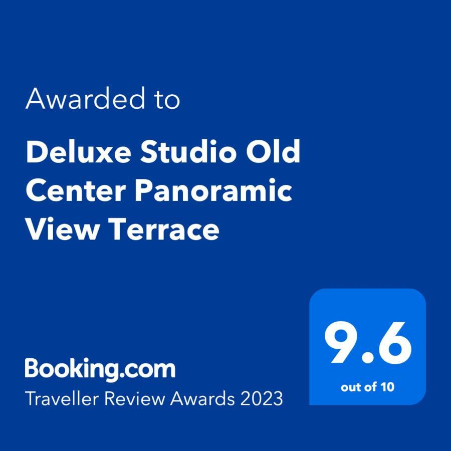 Deluxe Studio Old Center Panoramic View Terrace Appartement Boekarest Buitenkant foto